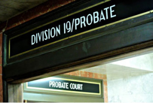 Probate Court sign